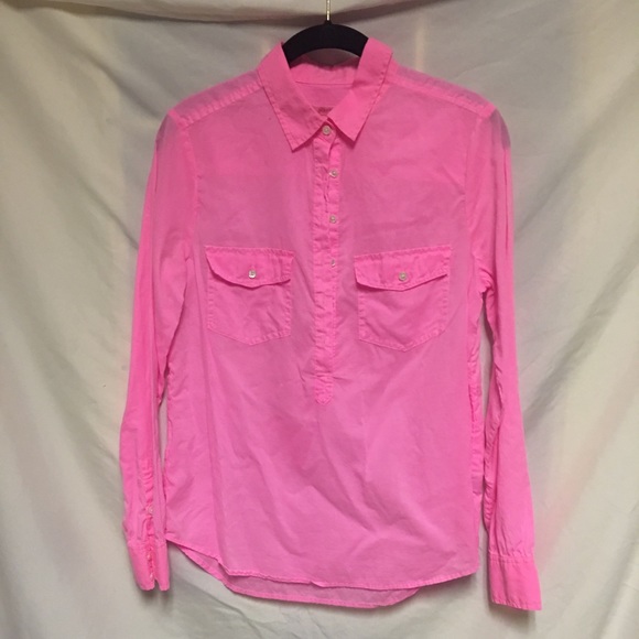J Crew light weight Popover shirt - Picture 1 of 8